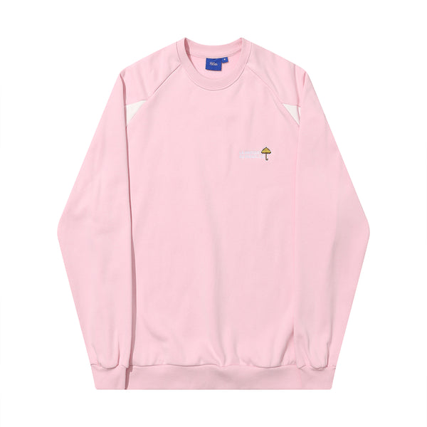 Helas Melrose Crewneck Sweatshirt - Light Pink - Streetart.fr